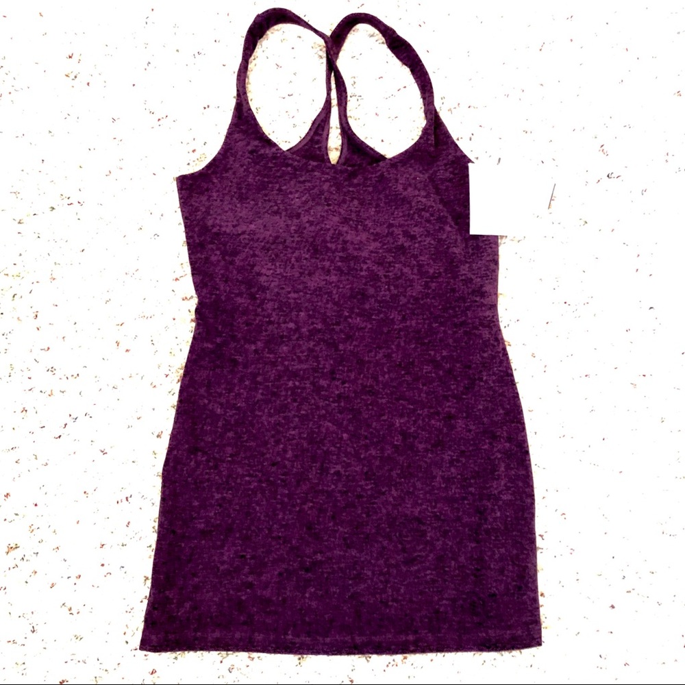 Beyond Yoga Top NWT Cami Space Dye Purple Color Size XL